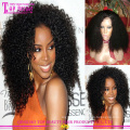 La meilleure qualité Afro Kinky Kurly Lace Front perruque pour l&#39;Afrique du Sud 100% cheveux humains Afro Kinky Curly Glueless perruque